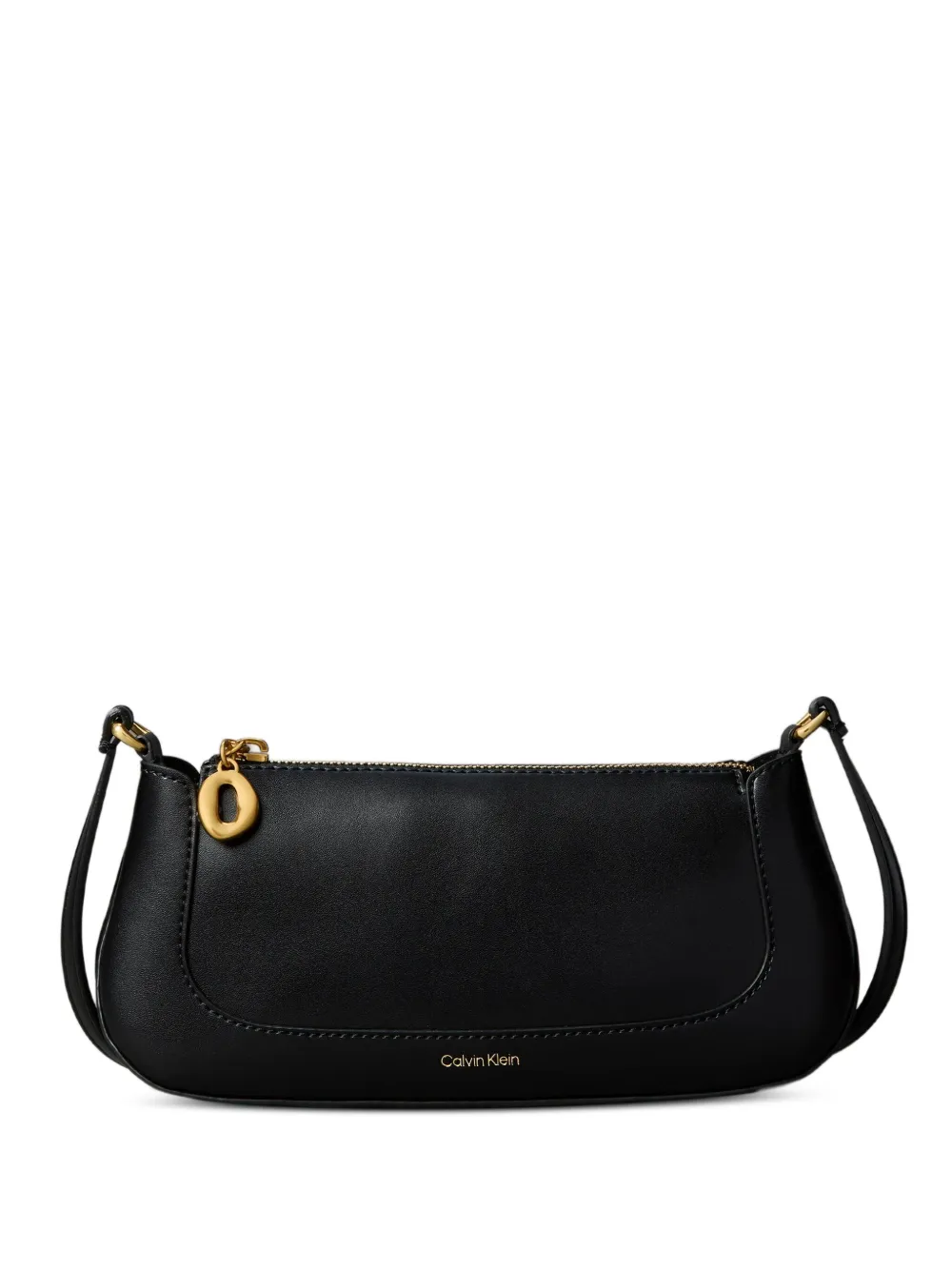 Calvin Klein zip-charm shoulder bag | Black | Image 1