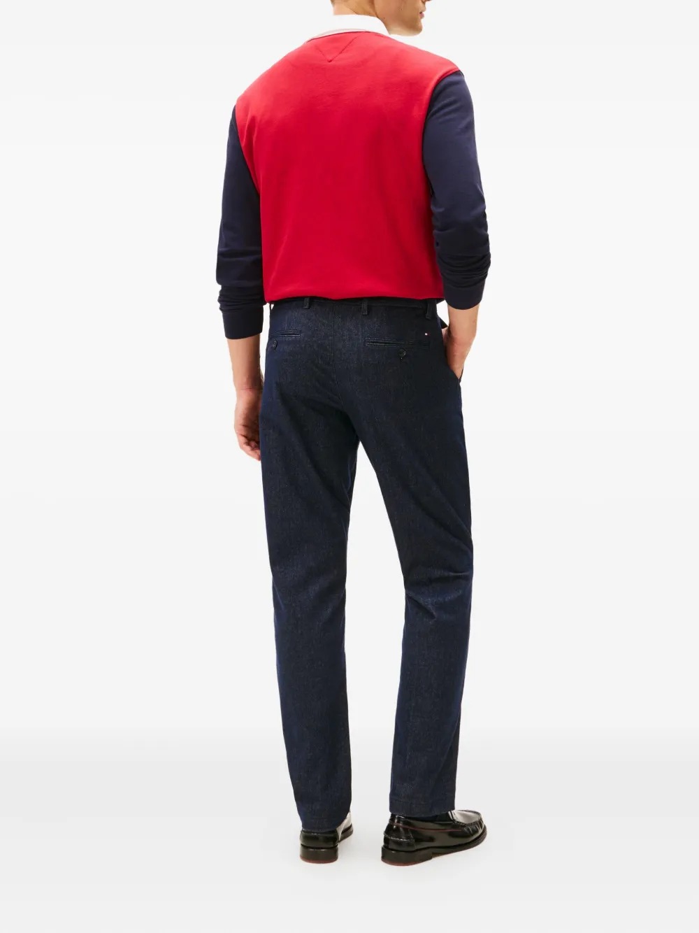 Tommy Hilfiger 1985 Denton Applied Chinos In Black