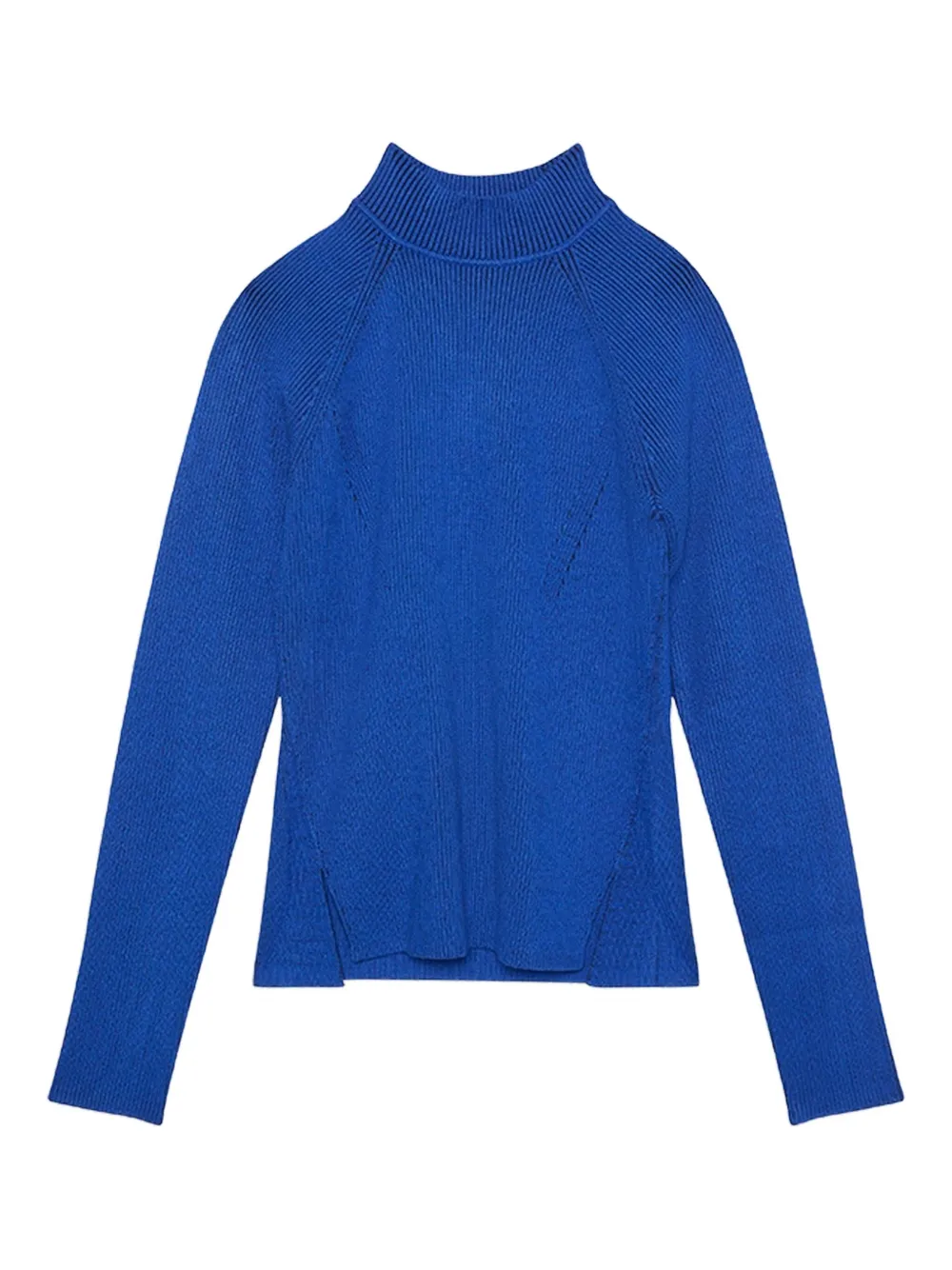 Calvin Klein Jeans Est.1978 Ribbed Turtleneck Sweater In Blue