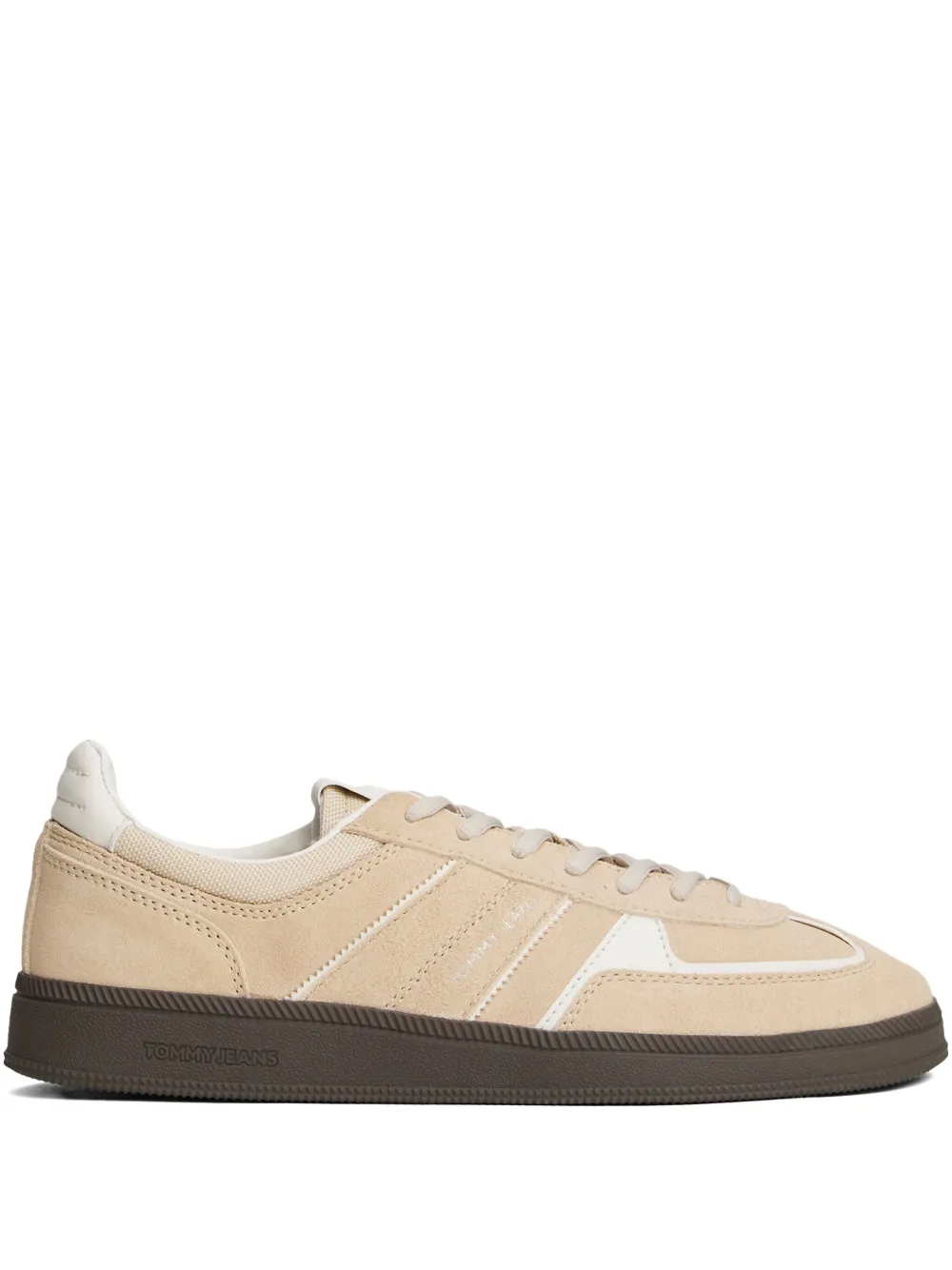 Tommy Hilfiger The Greenwich leren sneakers Beige