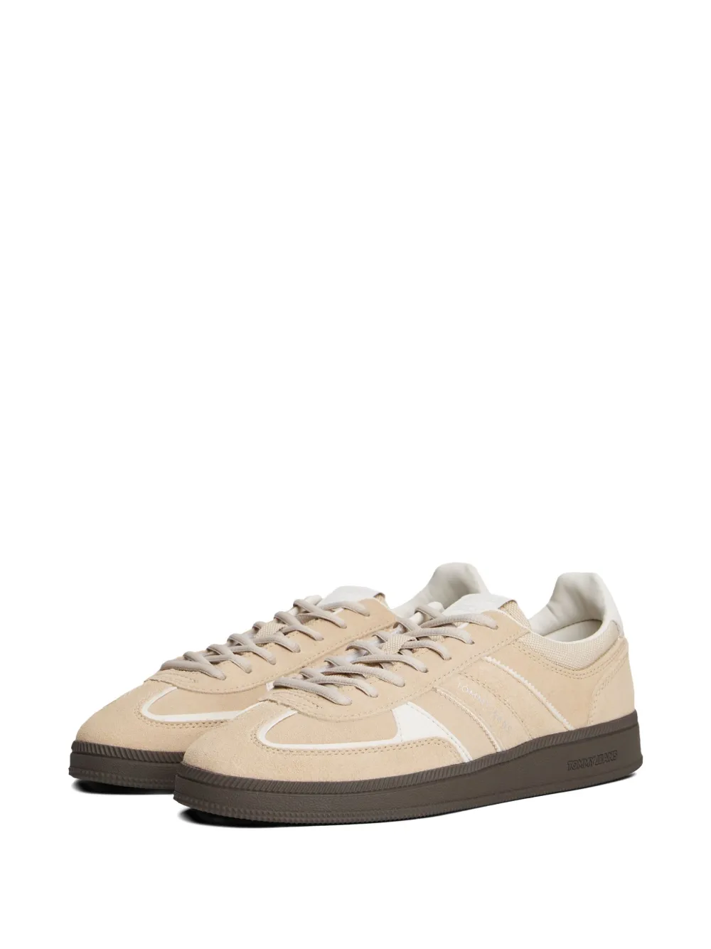 Tommy Hilfiger The Greenwich leren sneakers - Beige