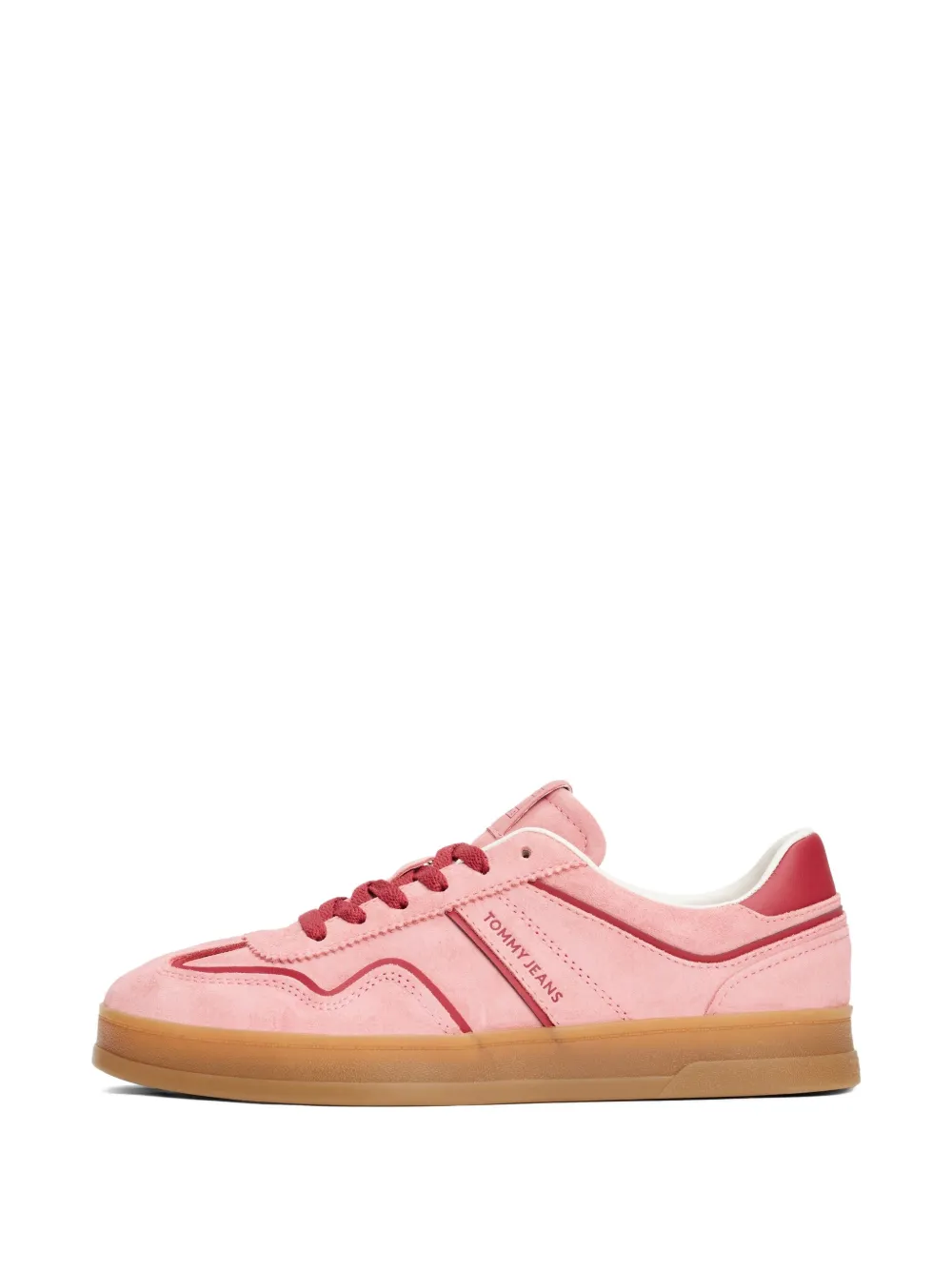 Tommy Jeans Greenwich sneakers met vlakken Roze