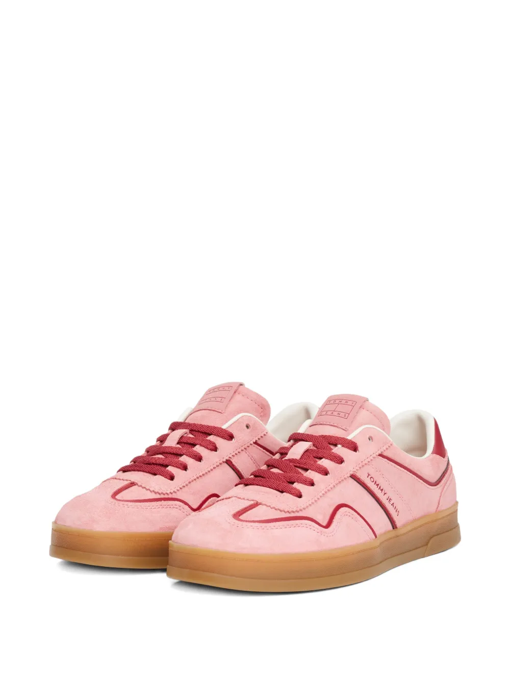Tommy Jeans Greenwich panelled sneakers - Roze