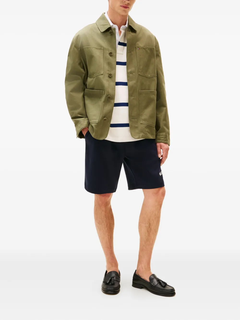 Tommy Hilfiger logo-embroidered jacket | Shirt Jackets | Image 2