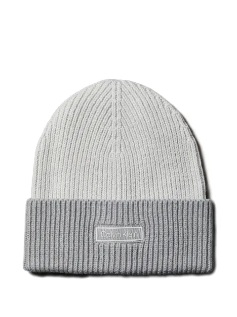 Calvin Klein ribbed beanie
