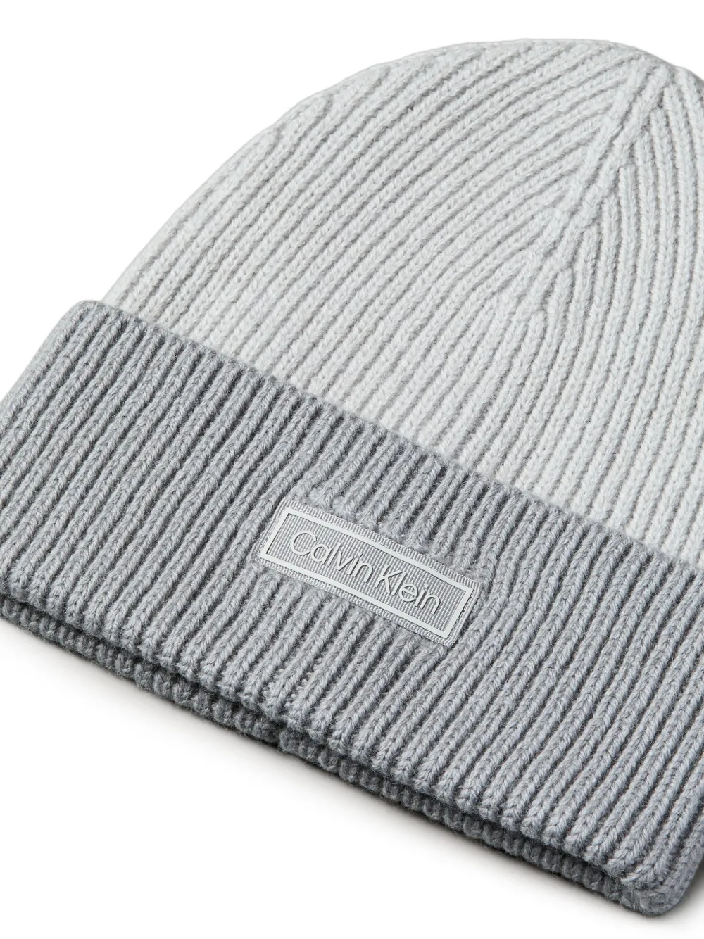 Calvin Klein Geribbelde muts Grijs