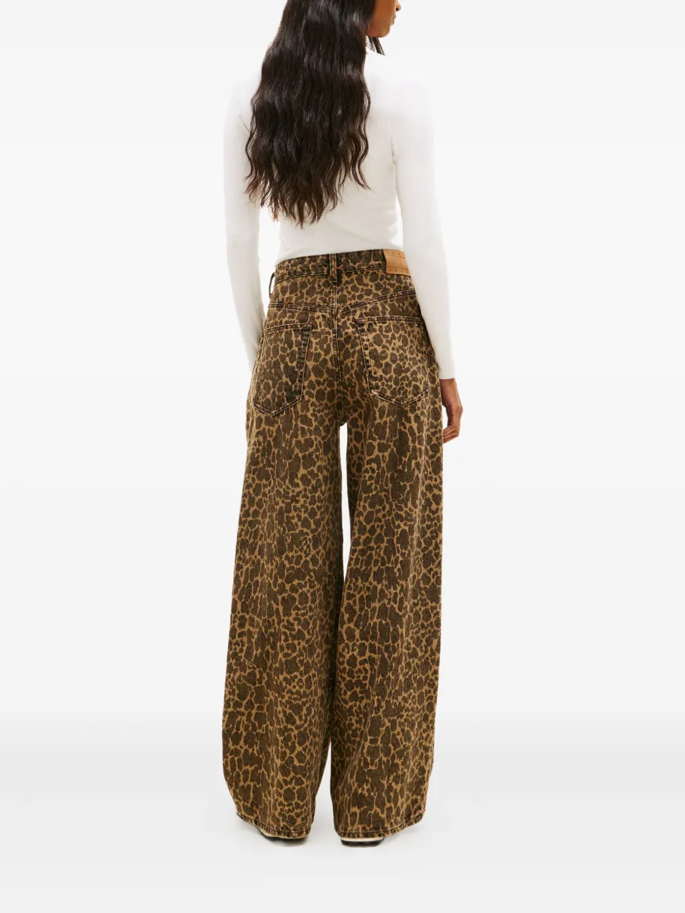  Tommy Jeans Animal-print Jeans - Brown 
