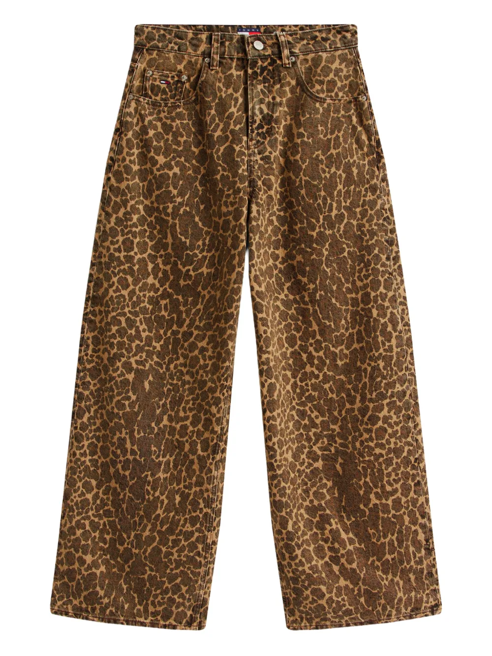 Tommy Jeans Jeans con stampa animalier - Marrone