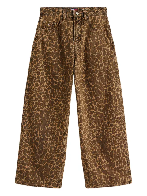 Tommy Jeans animal-print jeans