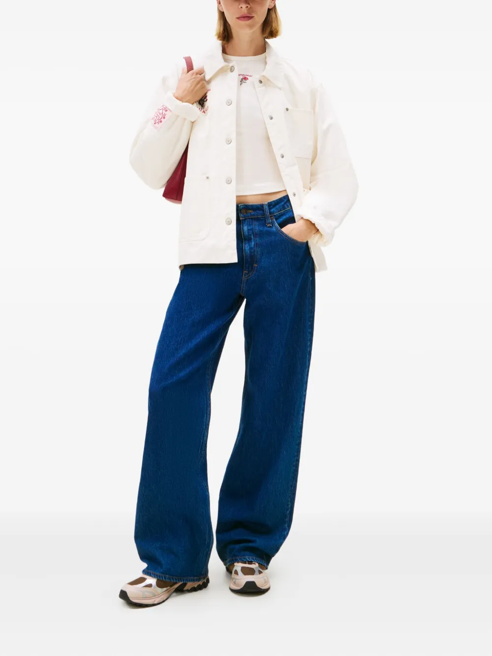 Tommy Jeans Jeans met logopatch - Blauw