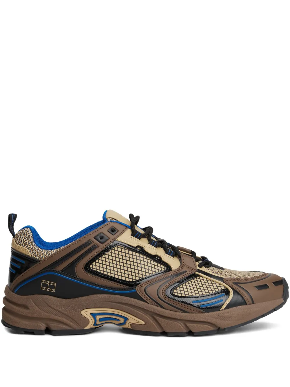 Tommy Hilfiger パネル スニーカー - ブラウン Tommy Hilfiger パネル スニーカー - ブラウン