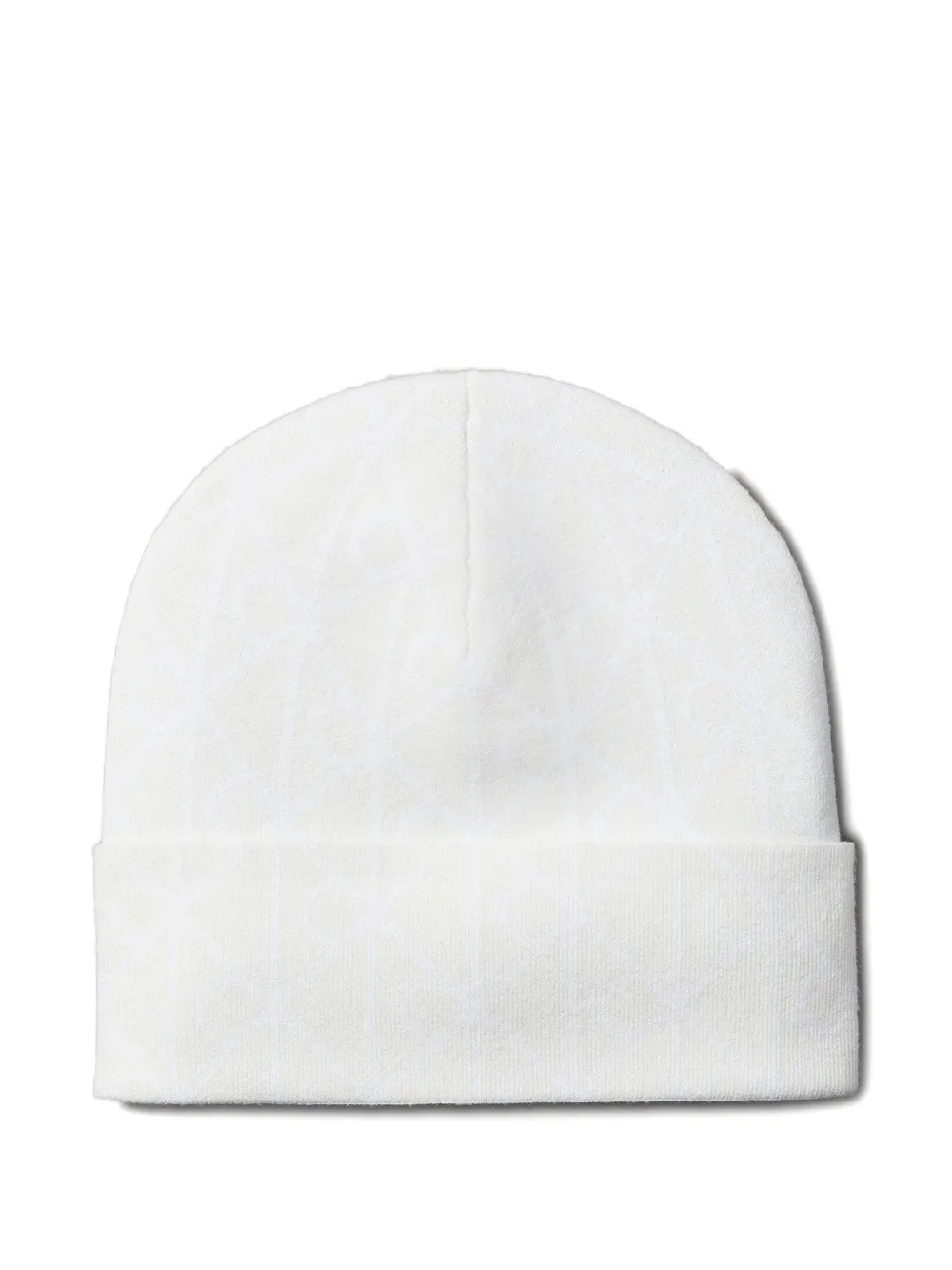 Calvin Klein bonnet en maille zigzag | blanc | Image 1
