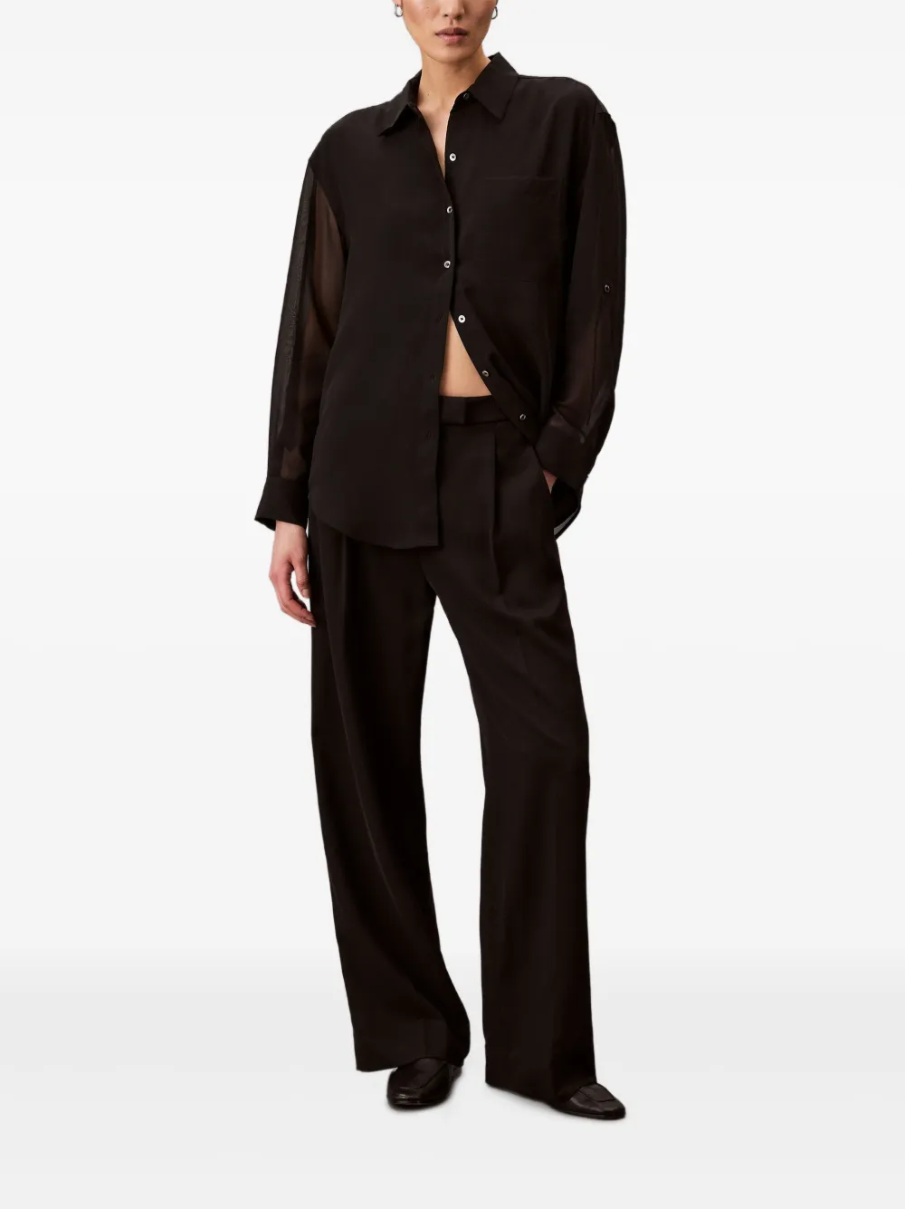 Calvin Klein camisa con panel transparente | Camisas | Image 2