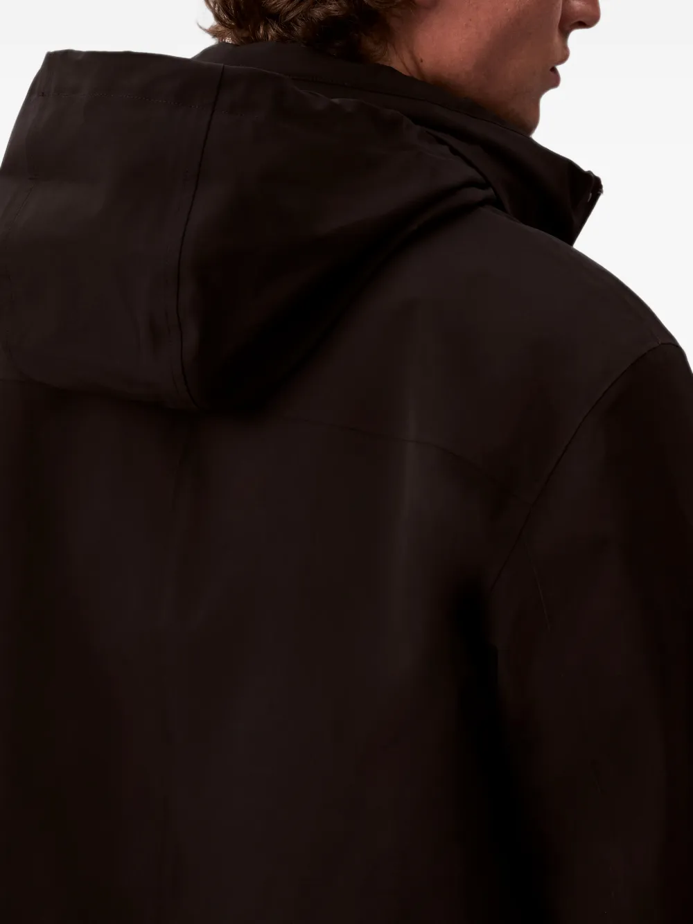 Calvin Klein Jack met capuchon Bruin