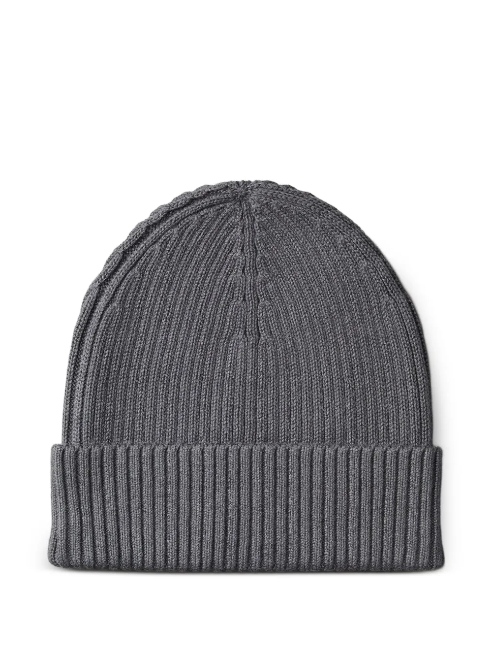 Calvin Klein Geribbelde muts met logopatch - Grijs