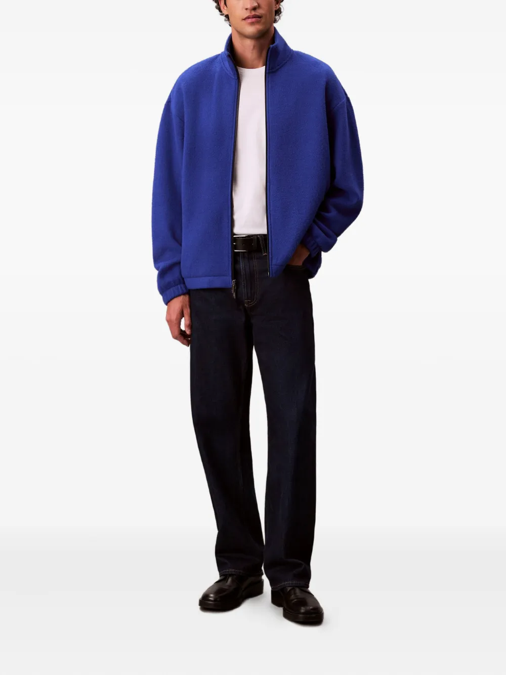 Calvin Klein Sweater met rits - Blauw