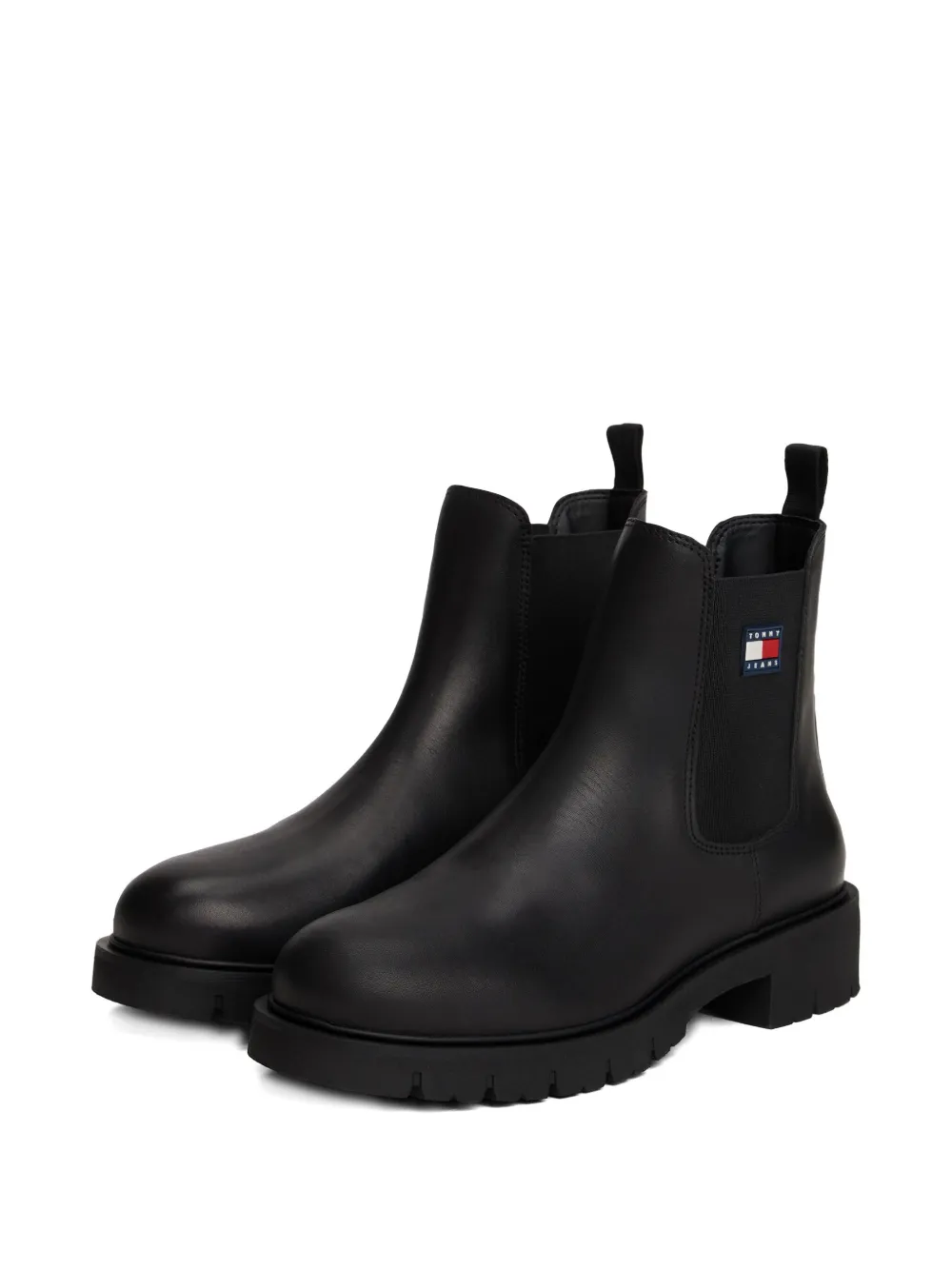 Tommy Hilfiger Logo-patch Chelsea Boots In Multi