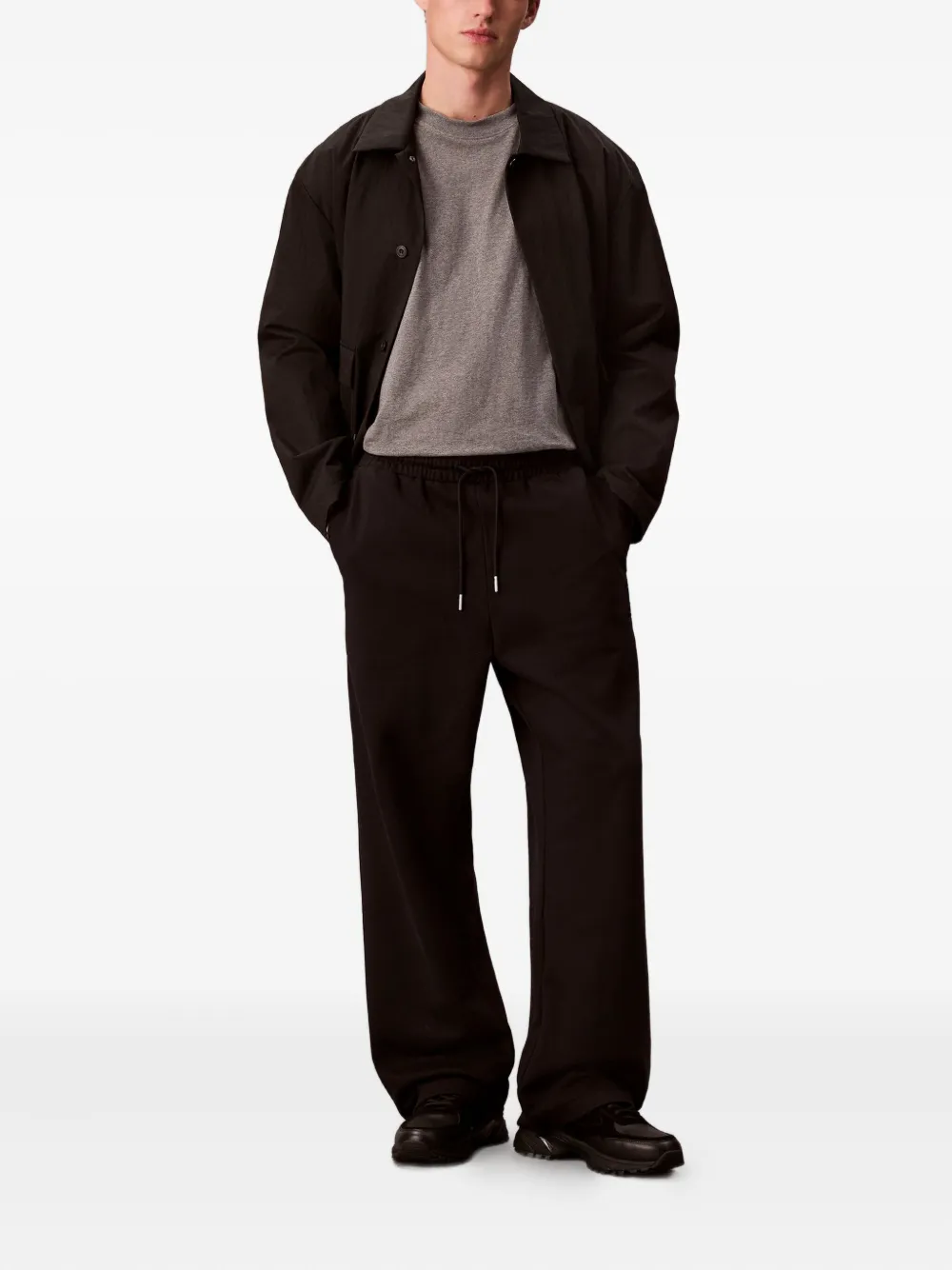 Calvin Klein Joggingbroek met trekkoord - Zwart