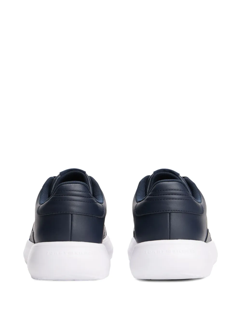 Tommy Hilfiger Lace-up Panelled Sneakers In Blue