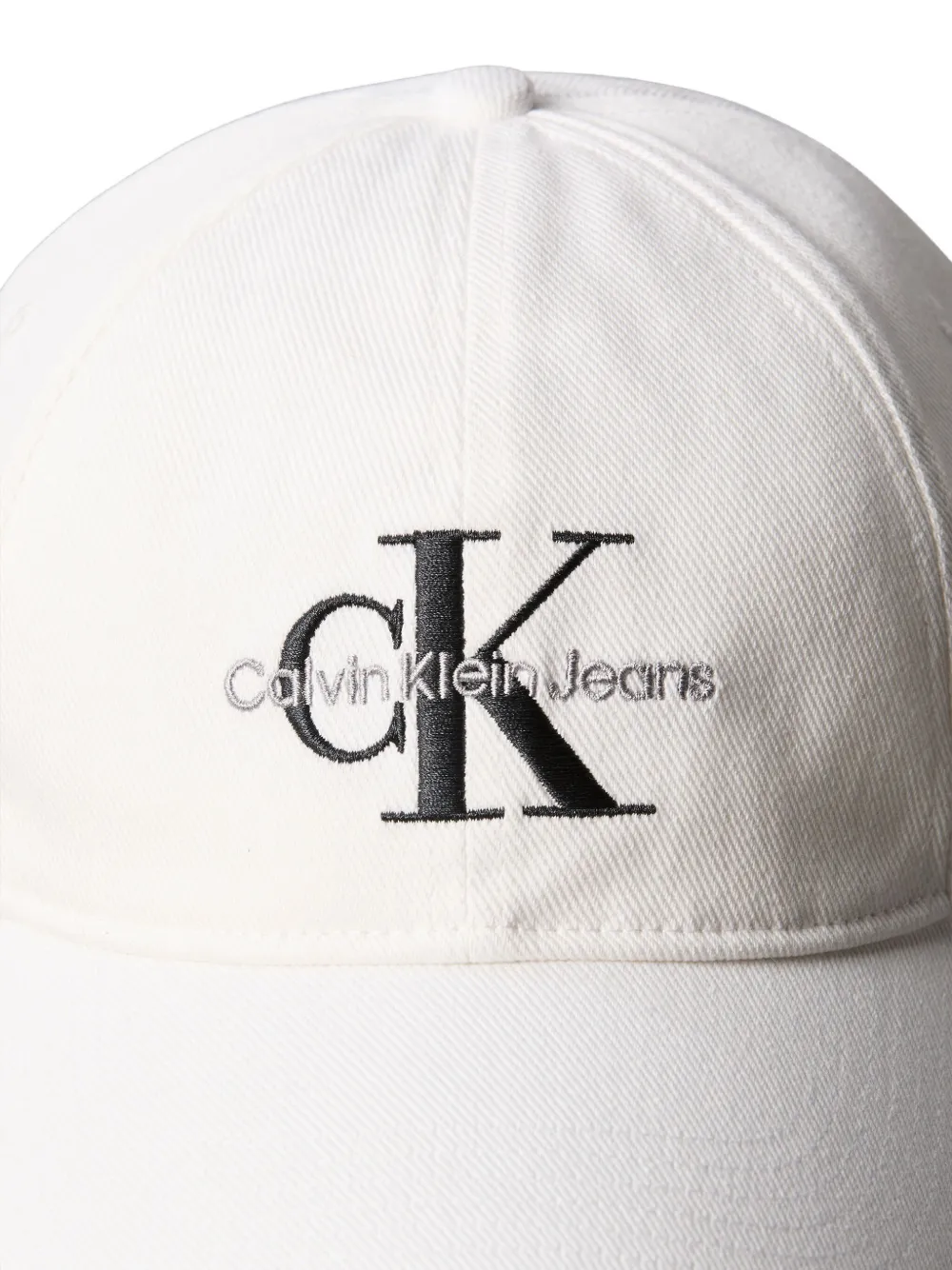 Calvin Klein Jeans Est.1978 Embroidered Baseball Cap In Neutral