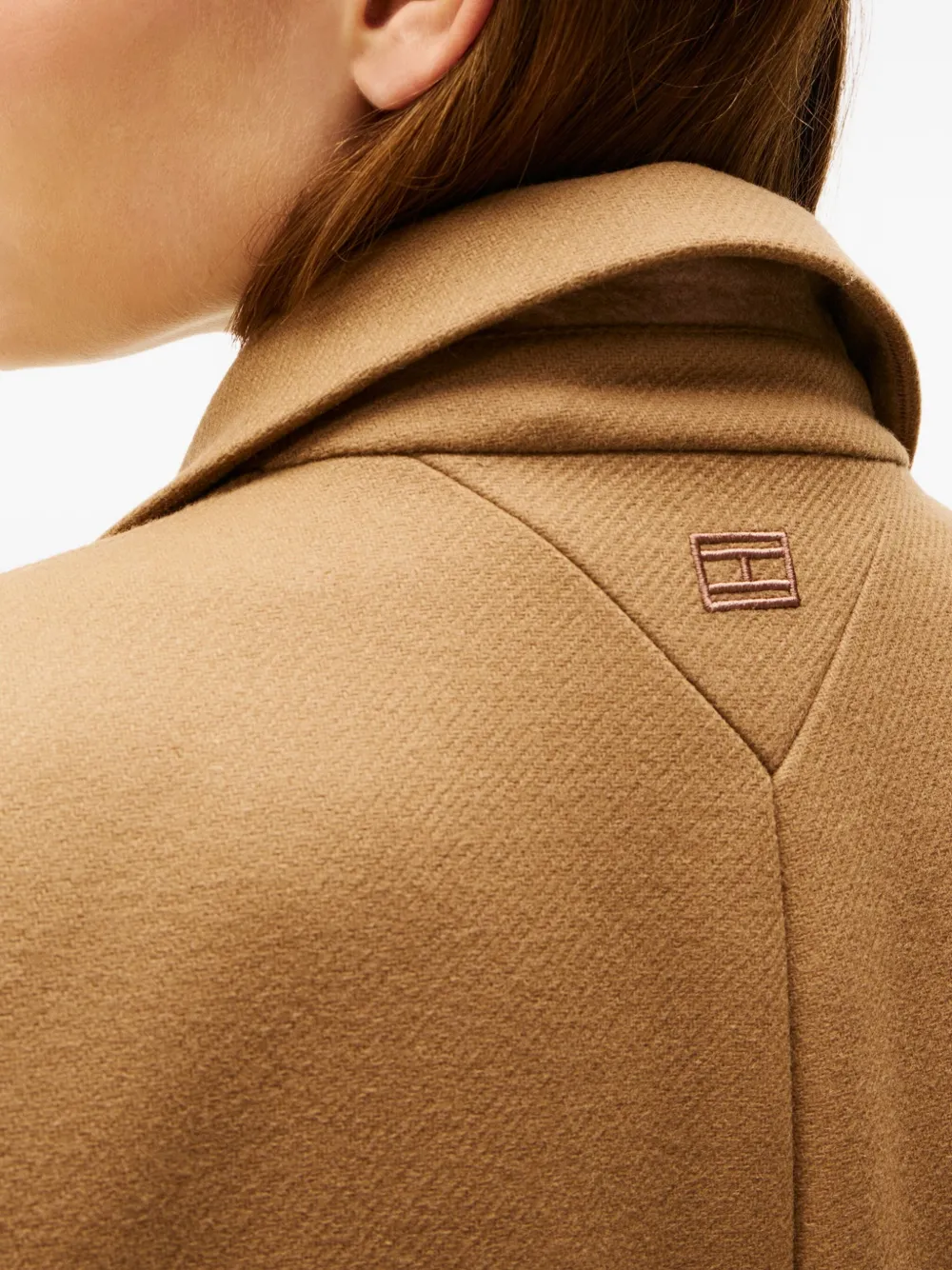 Tommy Hilfiger Pocket Coat In Brown