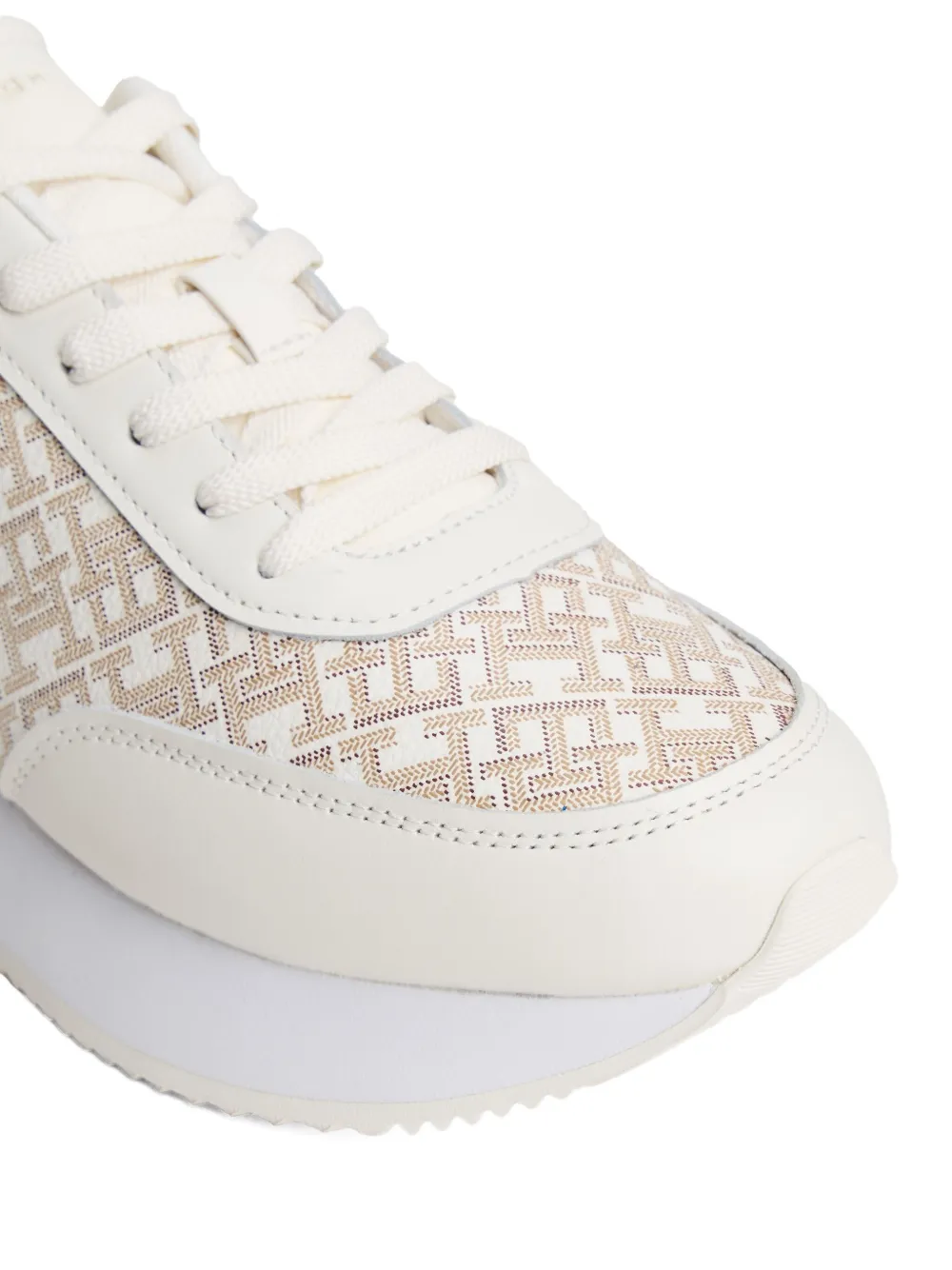 Tommy Hilfiger Th Monogram Sneakers In White
