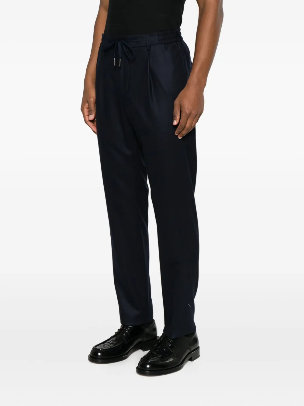 Tagliatore P-Newman plooibroek met trekkoord Blauw