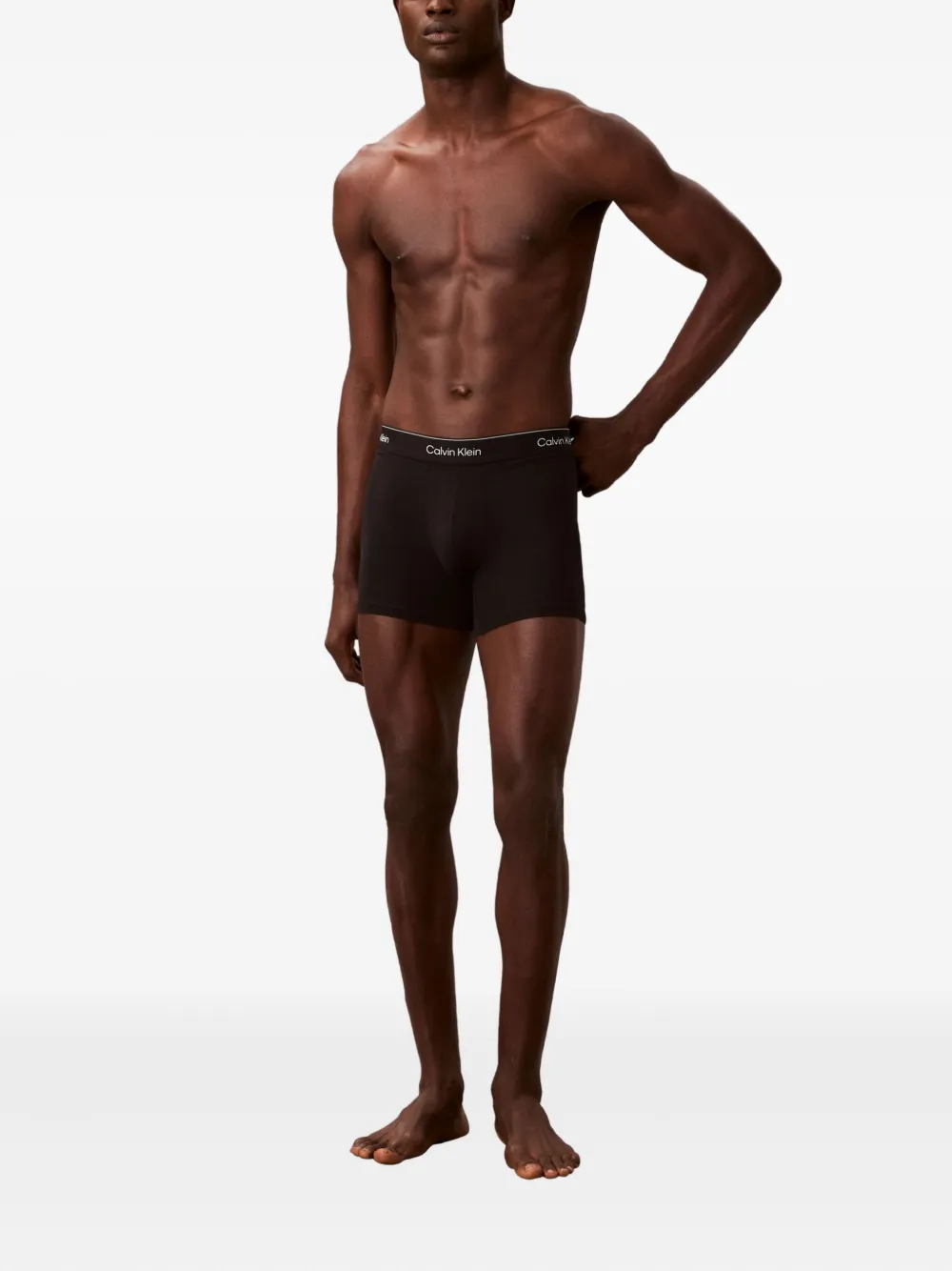  Calvin Klein Underwear Logo-waistband Boxers (pack Of Three) - Black 