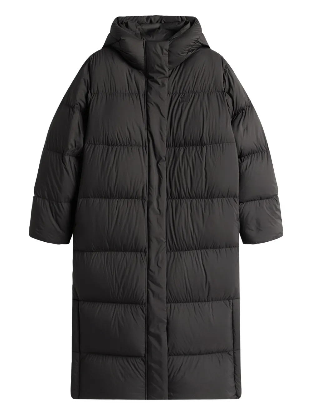 Tommy Hilfiger Hooded Puffer Down Coat In Black