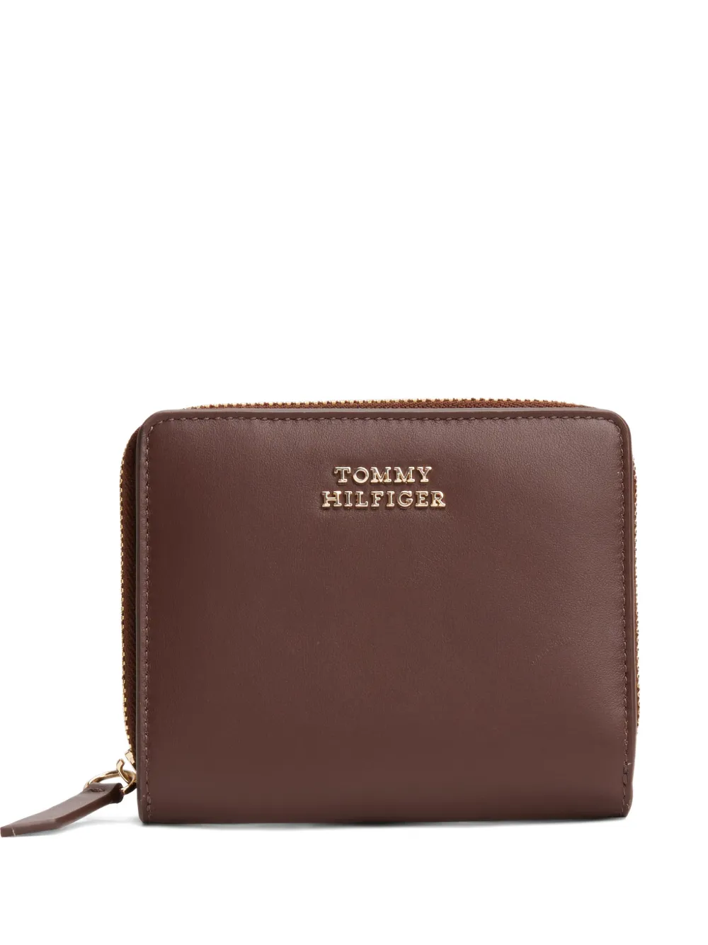 Tommy Hilfiger zipped leather wallet | Brown | Image 1