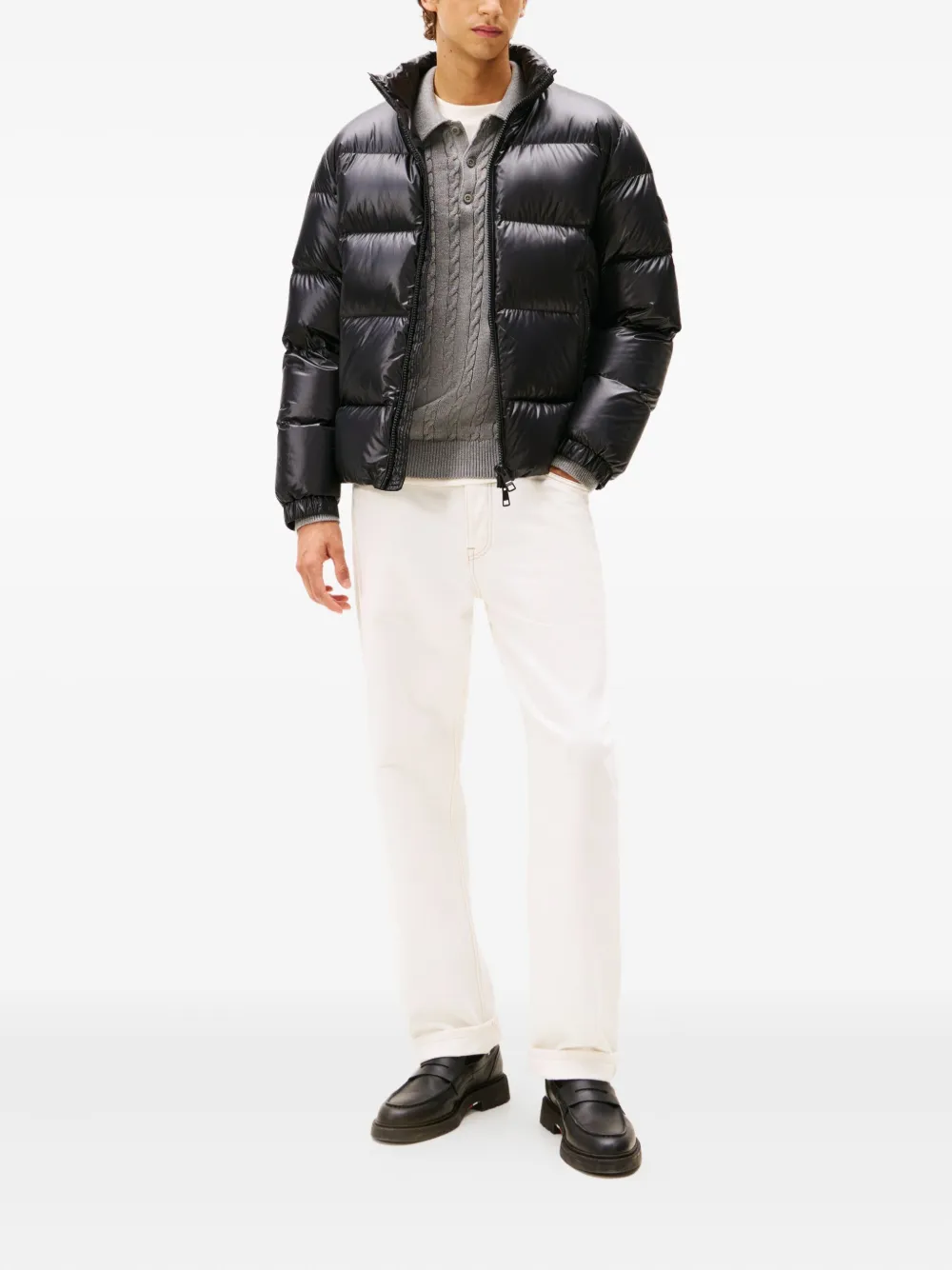 Tommy Hilfiger chamarra capitonada con cierre | Chamarras con plumón y capitonadas | Image 2