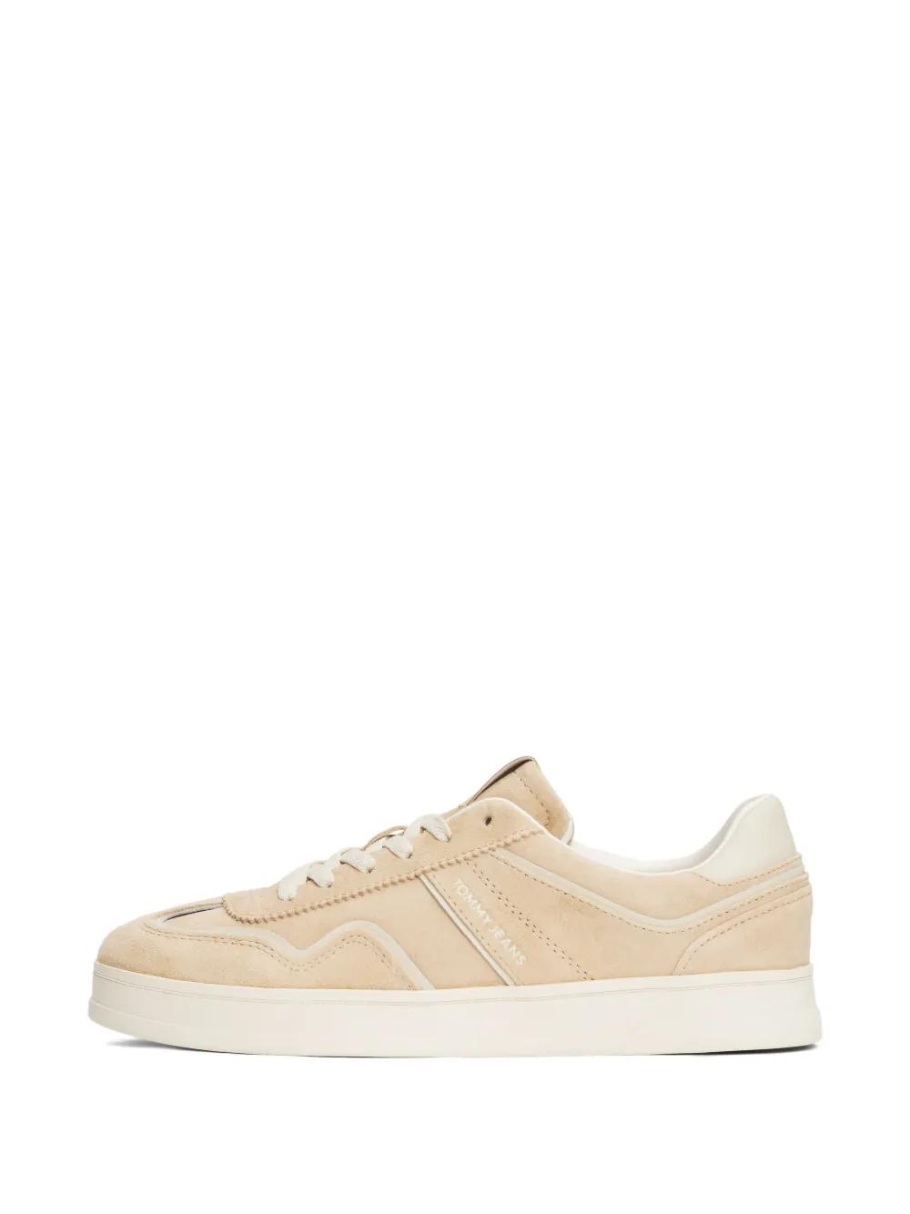 Tommy Jeans Greenwich sneakers met vlakken Beige