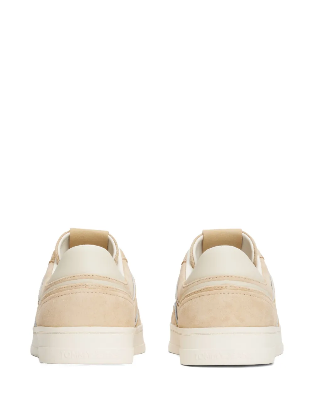 Tommy Jeans Greenwich sneakers met vlakken Beige