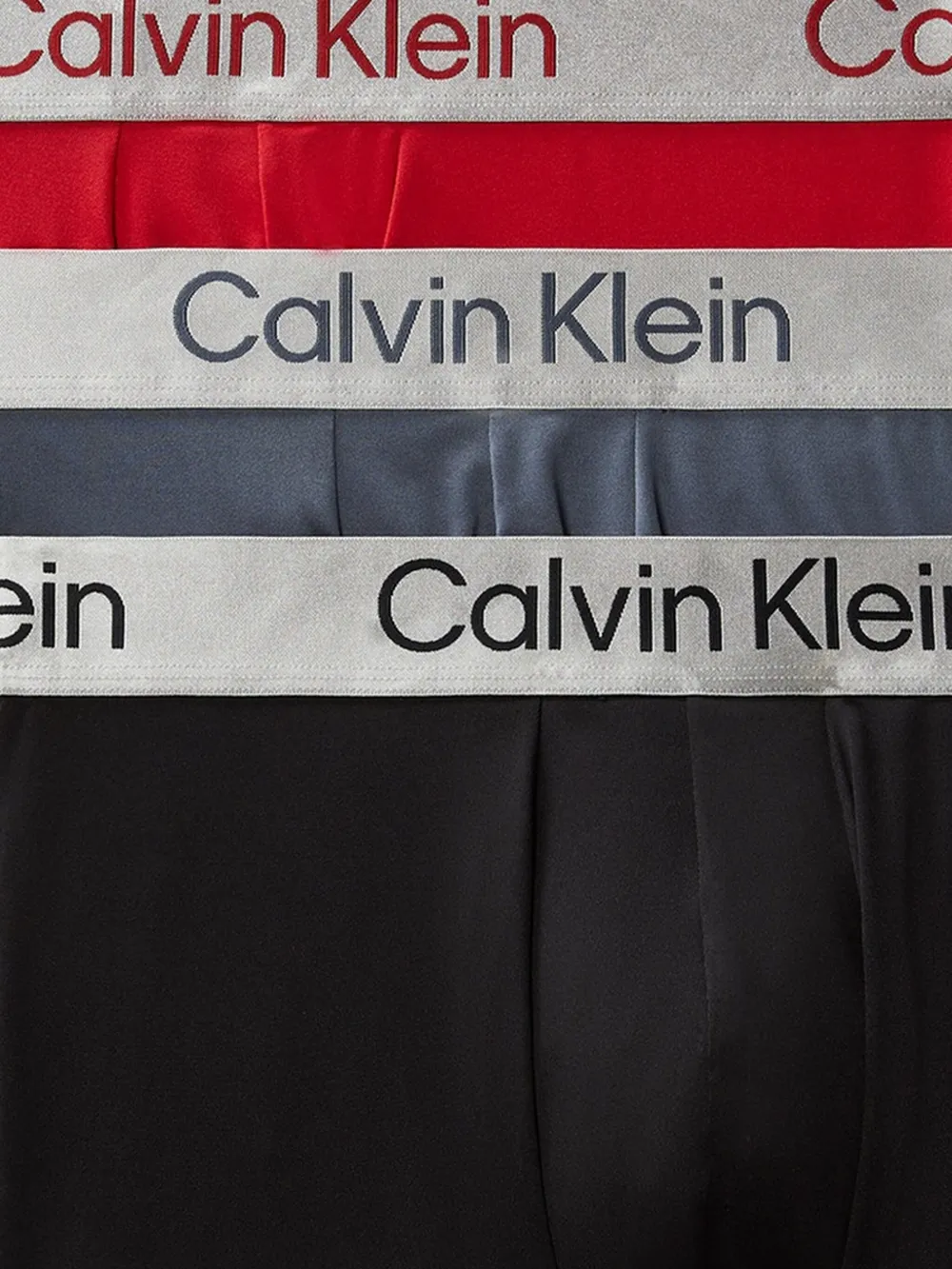 Calvin Klein Underwear Drie boxershorts met logoband Rood
