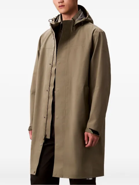 Calvin Klein 3-in-1 hooded buttoned coat
