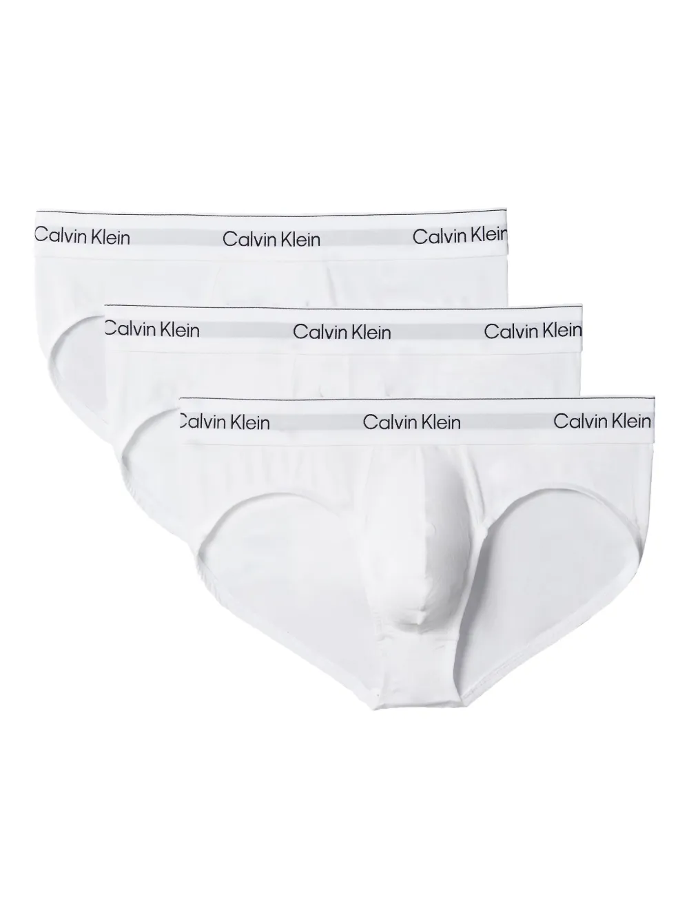 Calvin Klein Underwear Slip con logo in vita (3 pezzi) | bianco | Image 1