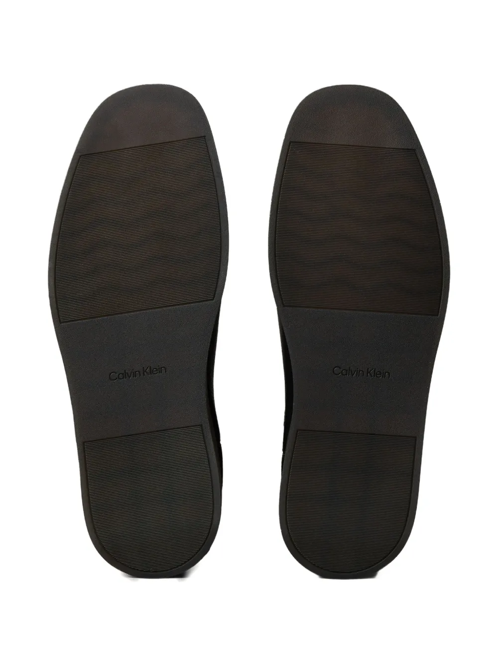 Calvin Klein Leather Chelsea Boots In Black