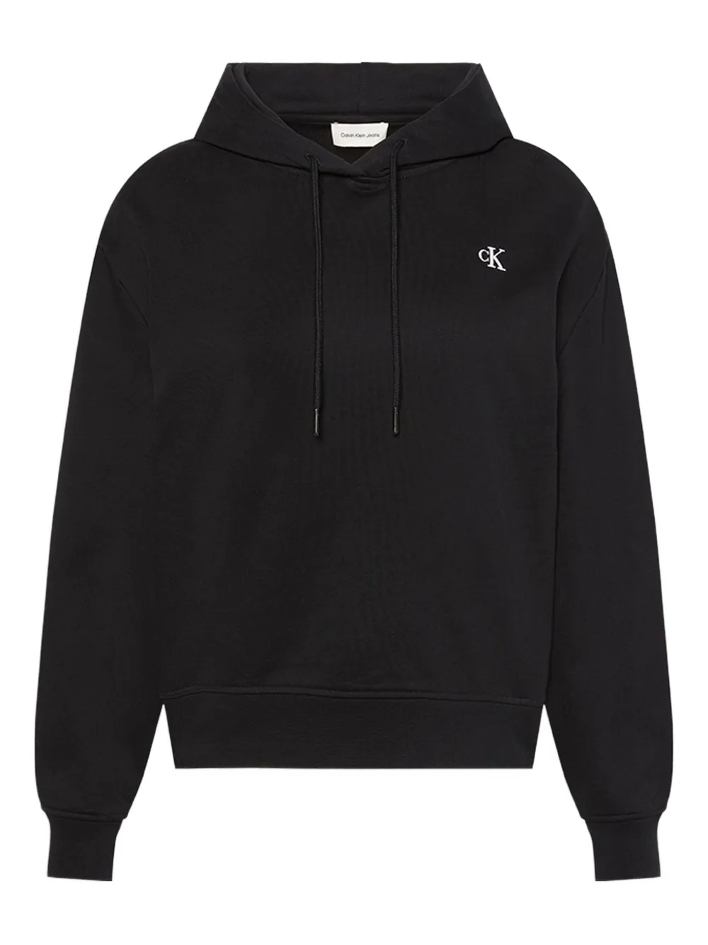 Calvin Klein Jeans drawstring hoodie | Black | Image 1
