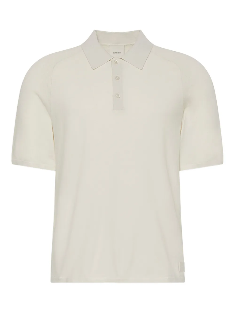 Calvin Klein short-sleeve polo shirt | Neutrals | Image 1