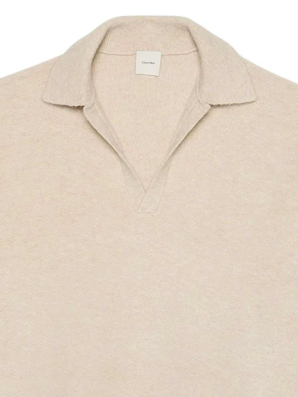 Calvin Klein T-shirt met kraag - Beige