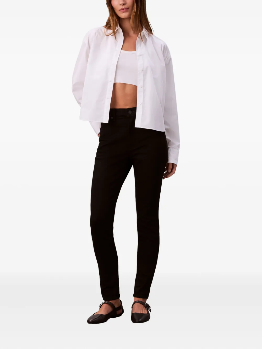  Calvin Klein Jeans Logo-detail Jeans - Black 