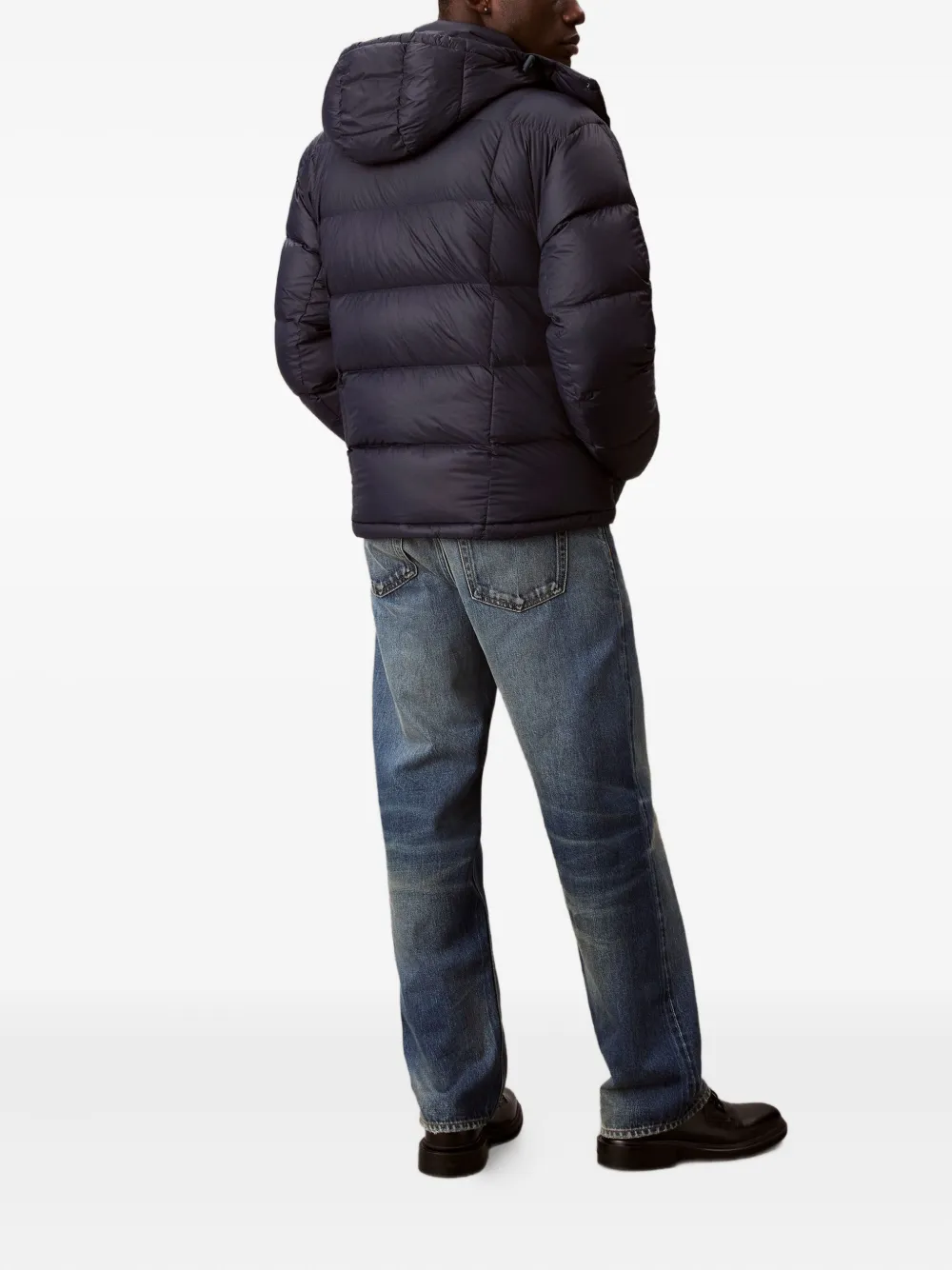 Calvin Klein Gewatteerd jack met capuchon Blauw