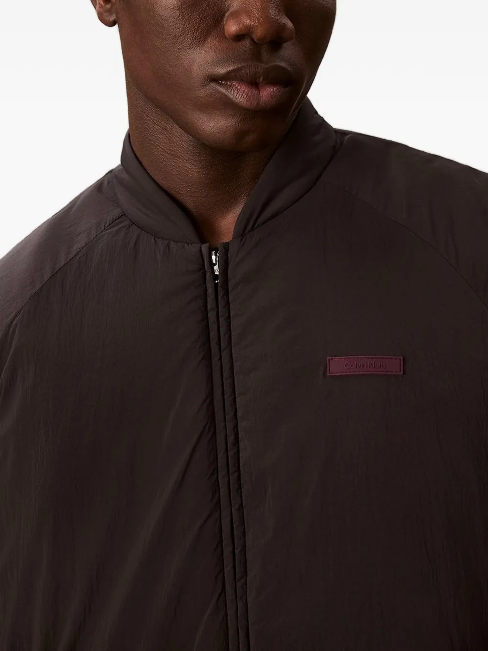 Calvin Klein Commuter Bomber Jacket in Black, view 4