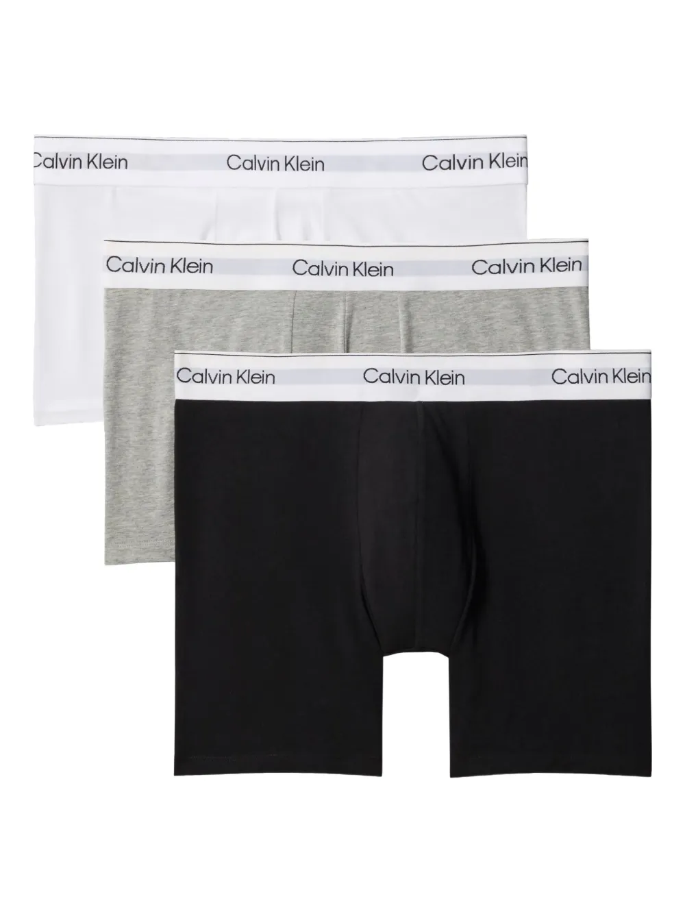 Calvin Klein Underwear logo-waistband boxers (pack of three) - Grigio