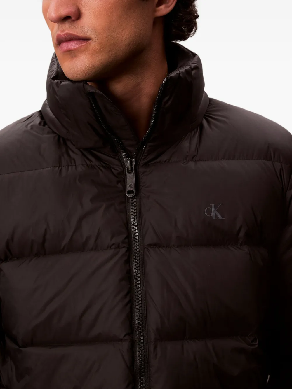 Calvin Klein Jeans Est.1978 Hooded Jacket In Black