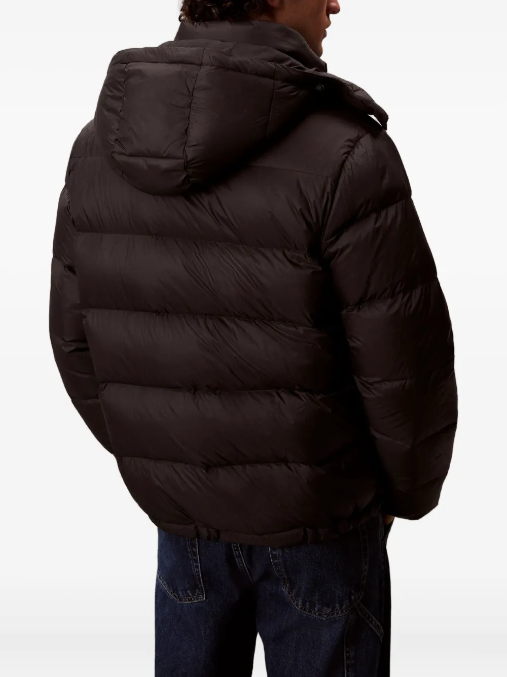 Calvin Klein Jeans Est.1978 Hooded Jacket In Black