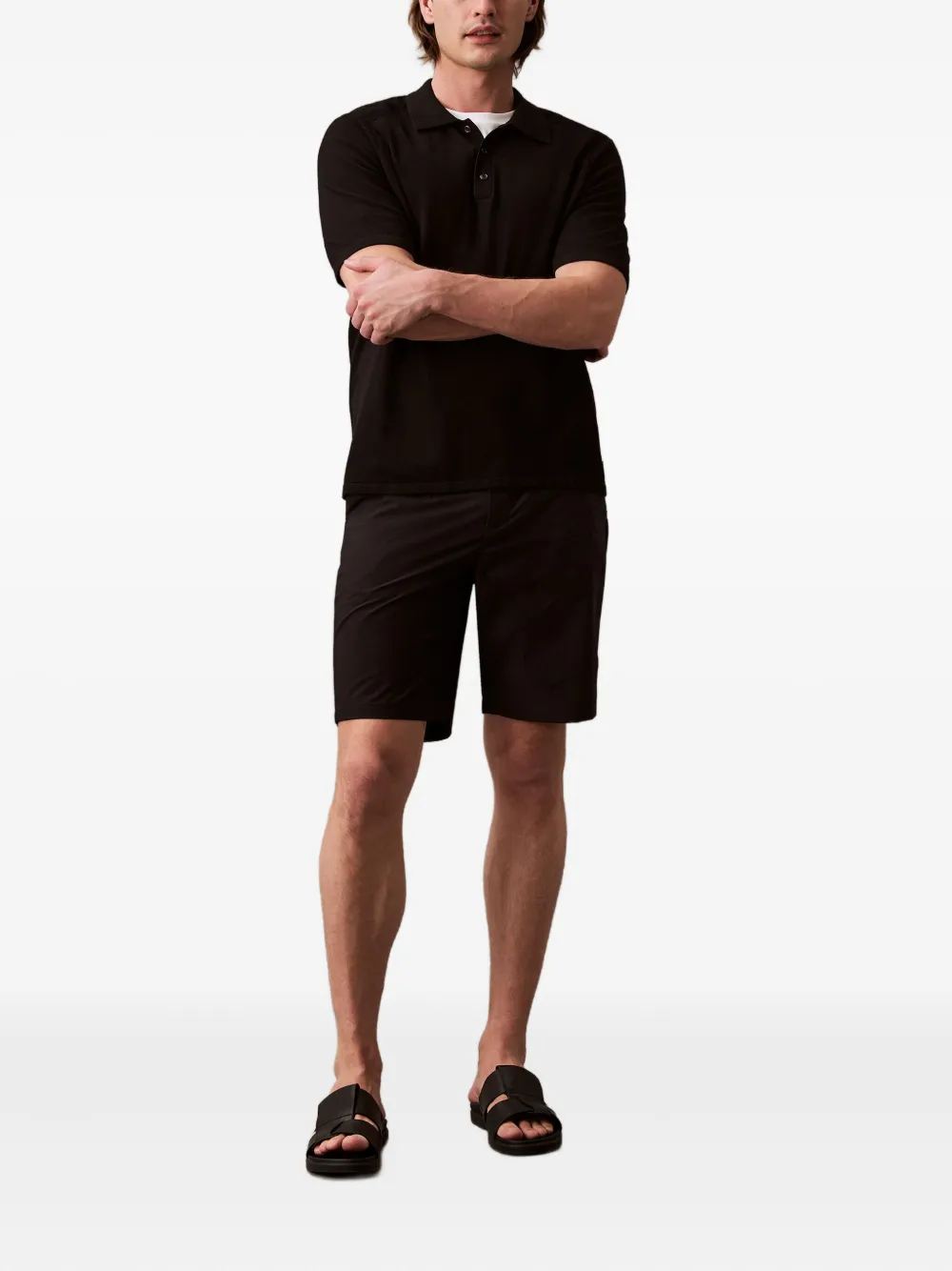Calvin Klein buttoned shorts | Tailored Shorts | Image 2