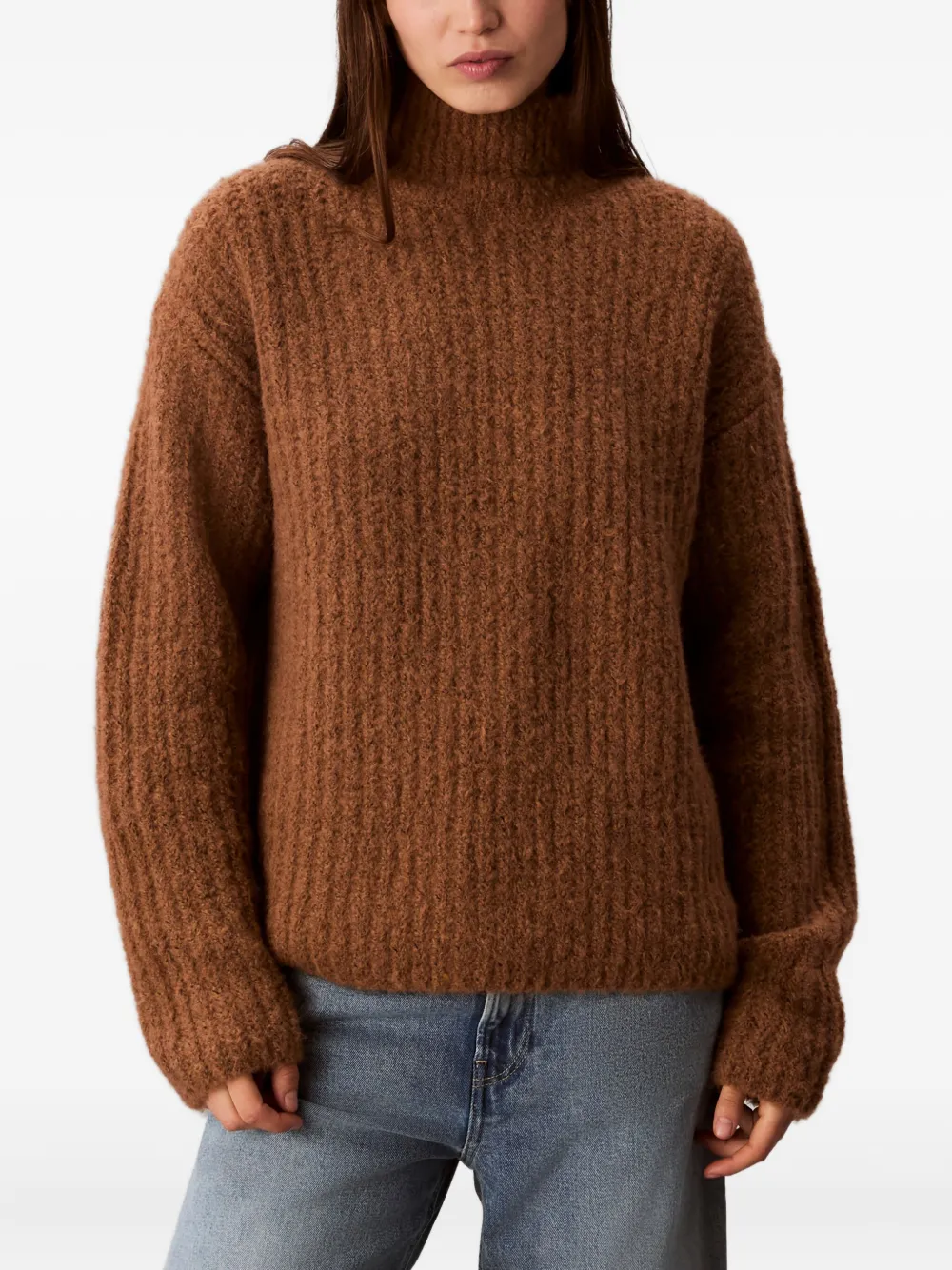 Calvin Klein Jeans Coltrui met textuur Bruin