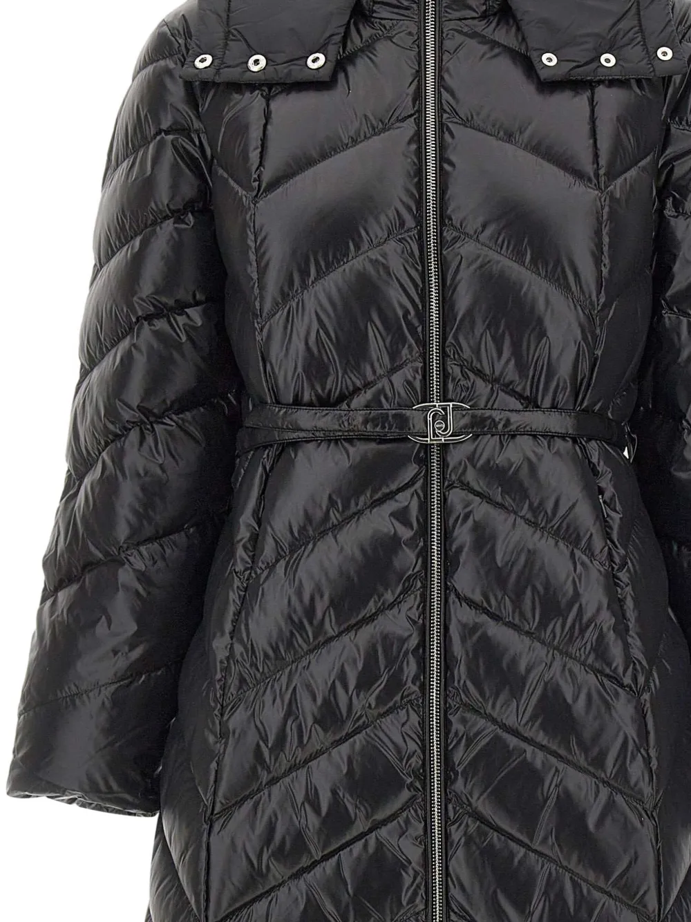 Liu •jo Zip-fastening Coat In Black