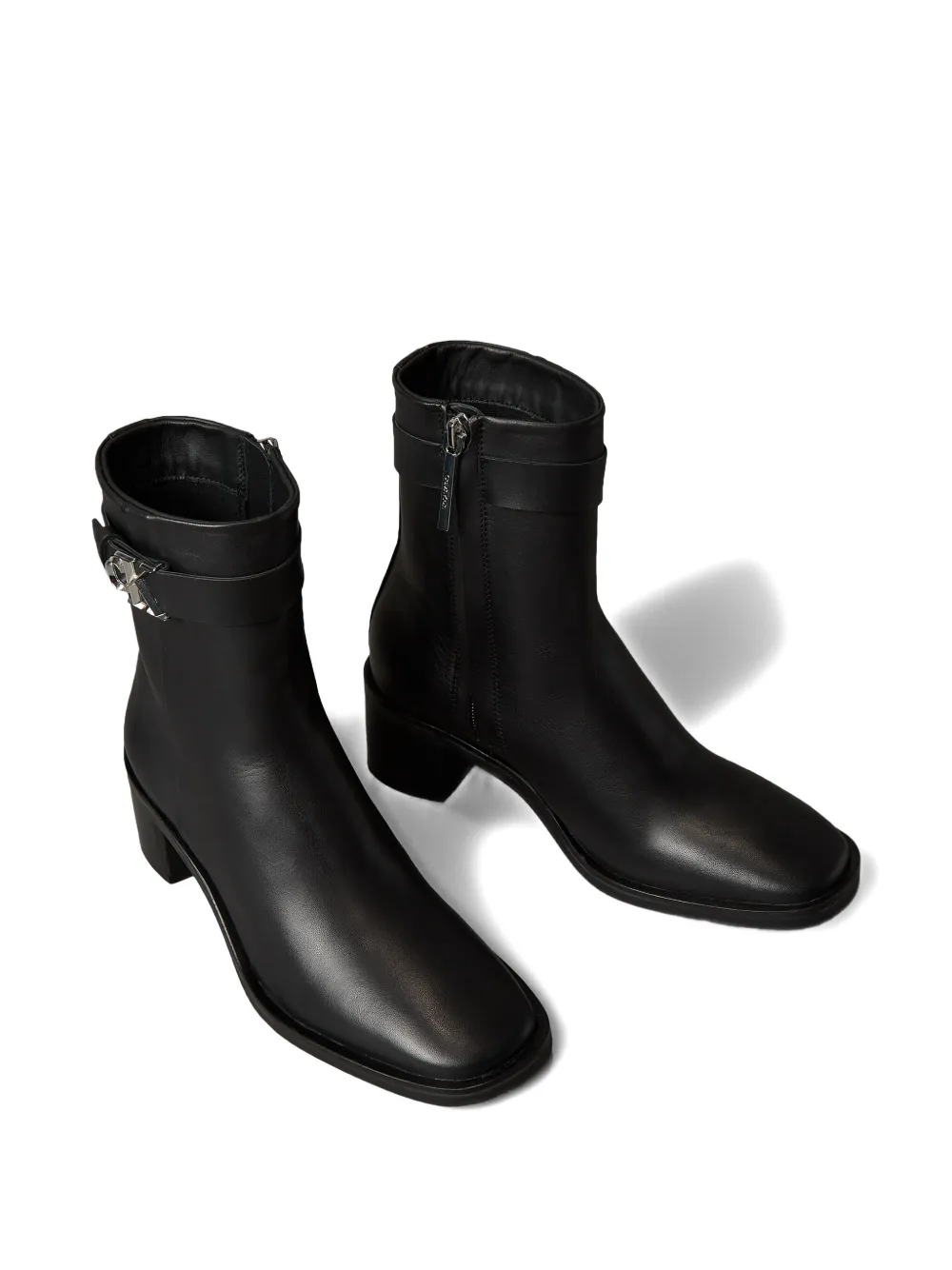 Calvin Klein Jeans Est.1978 55mm Buckle Boots In Black